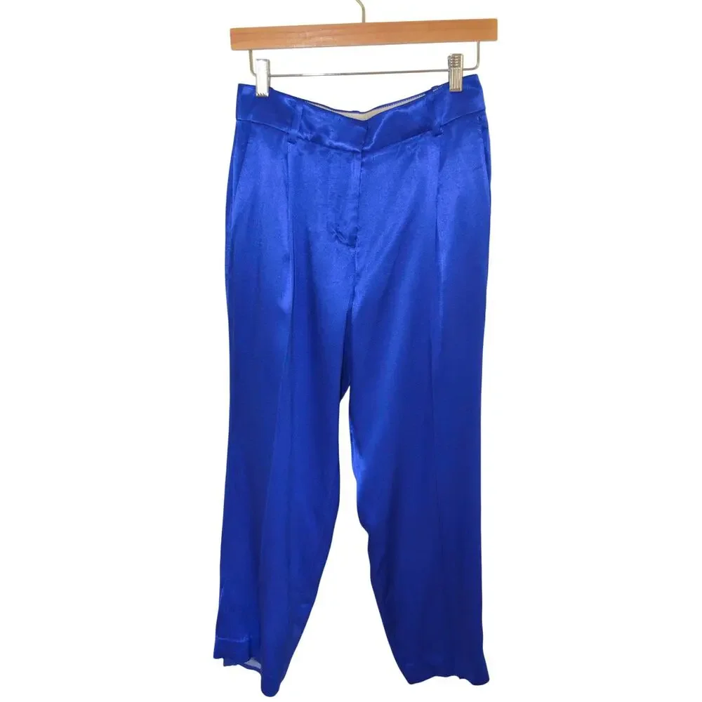 J Crew Straight-Leg Essential Pant in Luster Crepe